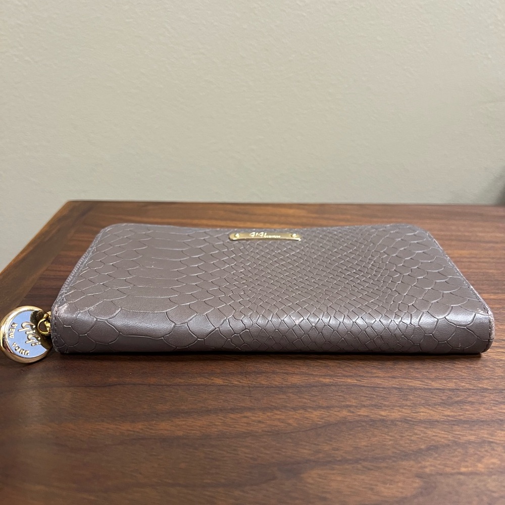 GiGi New York Python-Embossed Zip Wallet - Picture 4 of 9